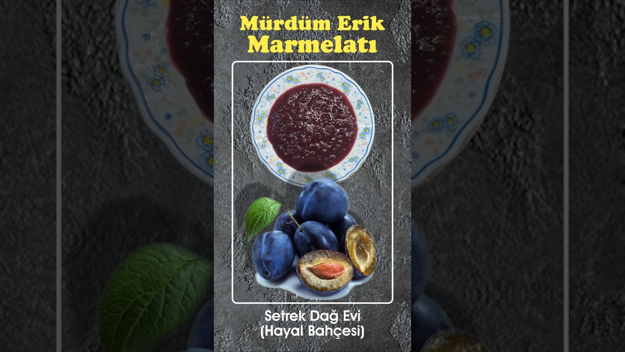 Mürdüm Erik Marmelatı #yemektarifleri