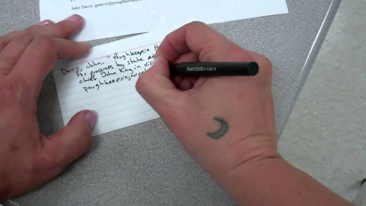 How To Write A Source Card For A Website