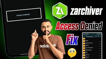 Zarchiver access is denied problem 2025 | Fix Zarchiver access is denied problem android 15/14/13