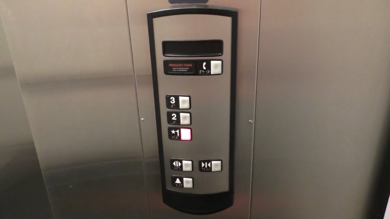 Schindler 321A Hydraulic Elevator at Motel 6 in Dale, IN - YouTube