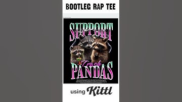 Bootleg Rap Tee Design Quick Tutorial with Kittl