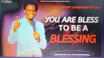 YOU ARE BLESS TO BE A BLESSING: 8TH DEC 2025 || #inspriational #spirit  #tbjoshualegacy  #tohim #usa