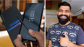 Samsung Galaxy Note 8 Unboxing and First Look 🔥 - Indian unit