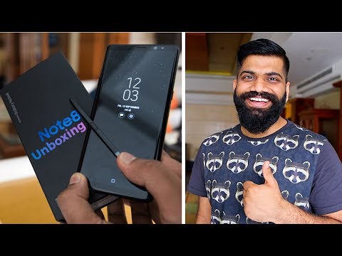 Samsung Galaxy Note 8 Unboxing and First Look 🔥 - Indian unit