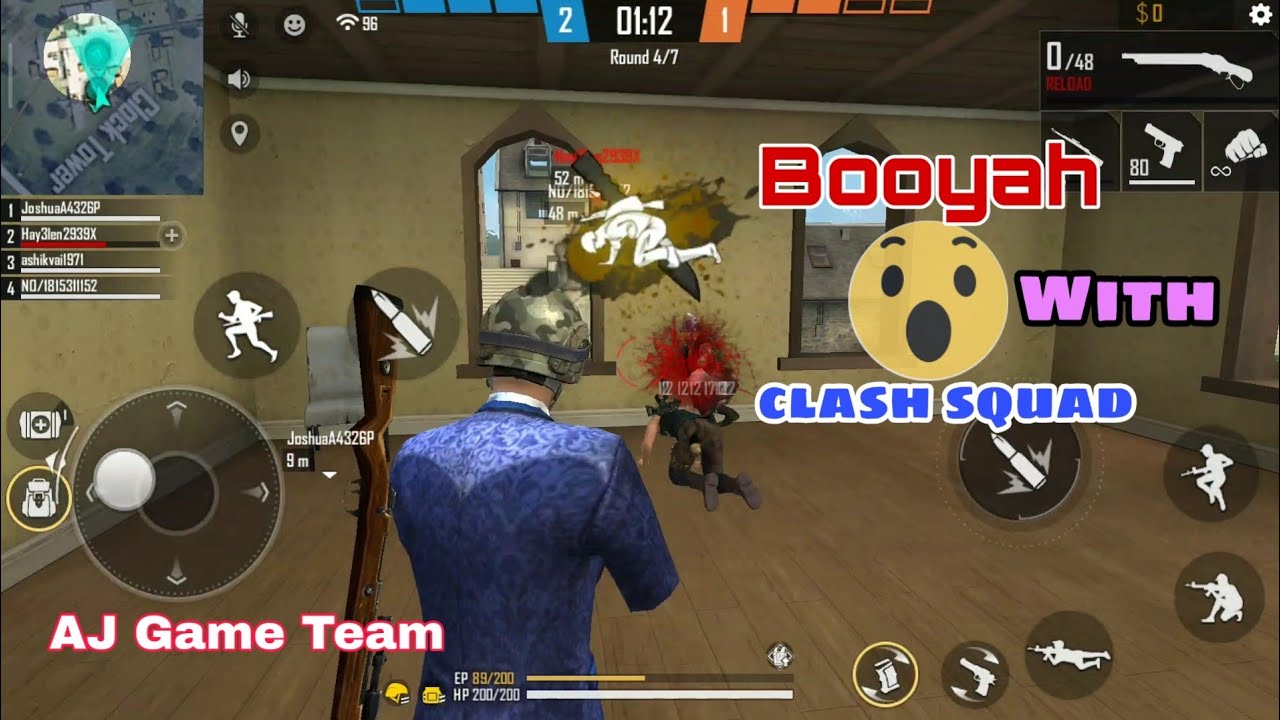 Booyah With Clash Squad AJ Game Team