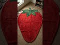 Juicy Comeback: Giant Strawberry Rug Restored to Luxury