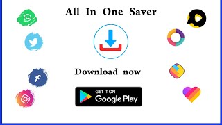 All In One Saver app | Download social media Videos & Photos screenshot 1