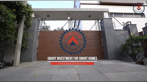 AacessAutomation Swing Gate Automatic Swing Gate. Automatic Gate Remote Motorized Gate Hyderabad HPL