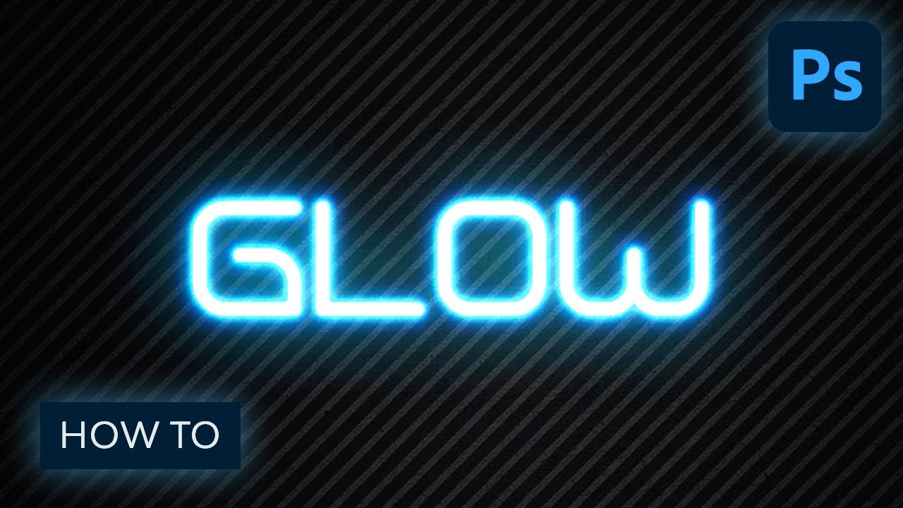 How To Apply Outer Glow To Layer Styles In Photoshop - glow neon dark blue roblox logo