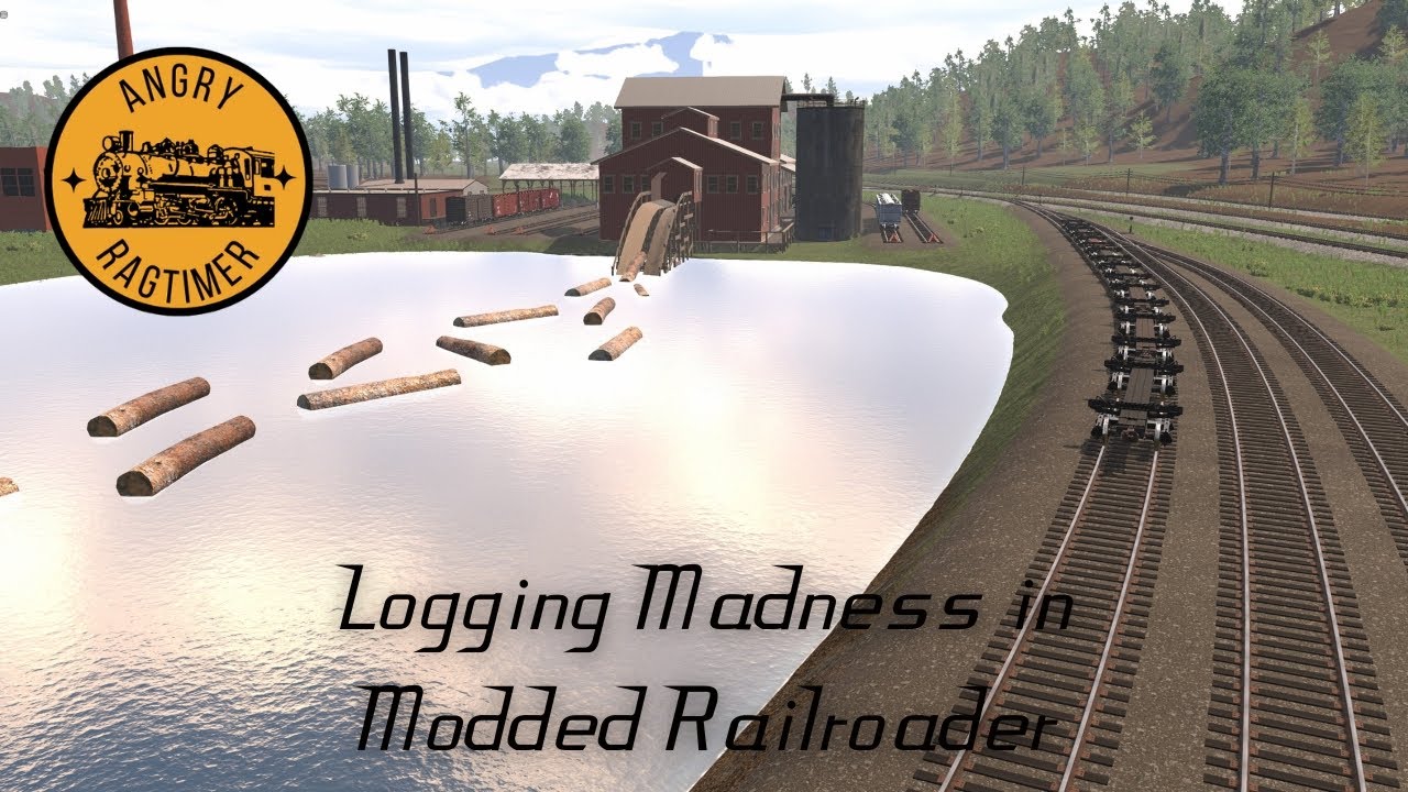 Logging with new Modded Locomotives! | Railroader Livestream!