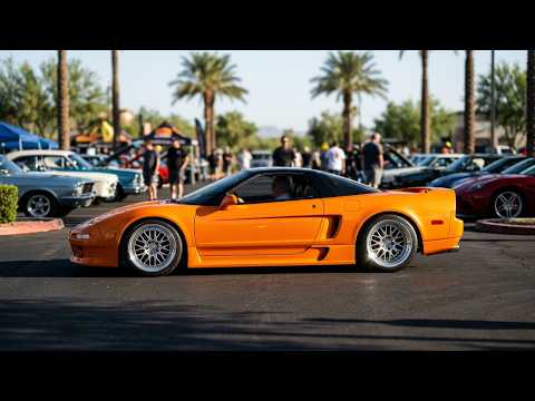 Celebrity Cars and Coffee 1080p HD footage
