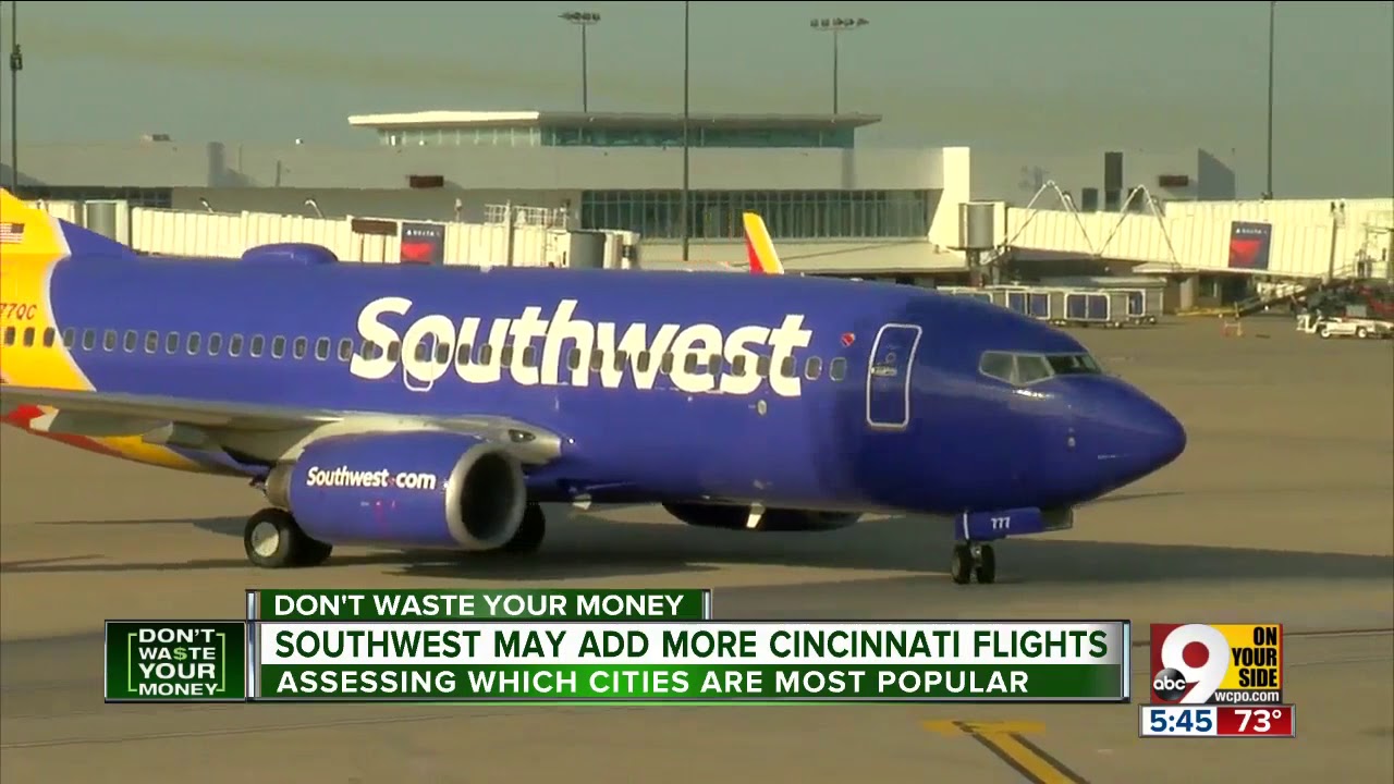 Southwest may add more Cincinnati flights YouTube