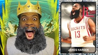 Nba 2k15 MyTeam Diamond James Harden Pack Opening! POWER LEVEL OVER 9000!