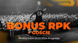 Koncert BONUSA RPK w Warszawie 23.02.2024