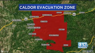 6,850 People Evacuated As Wind-Driven Caldor Fire Rages On