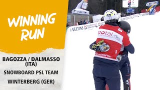 Bagozza/Dalmasso seal PSL team win for Italy | FIS Snowboard World Cup 23-24