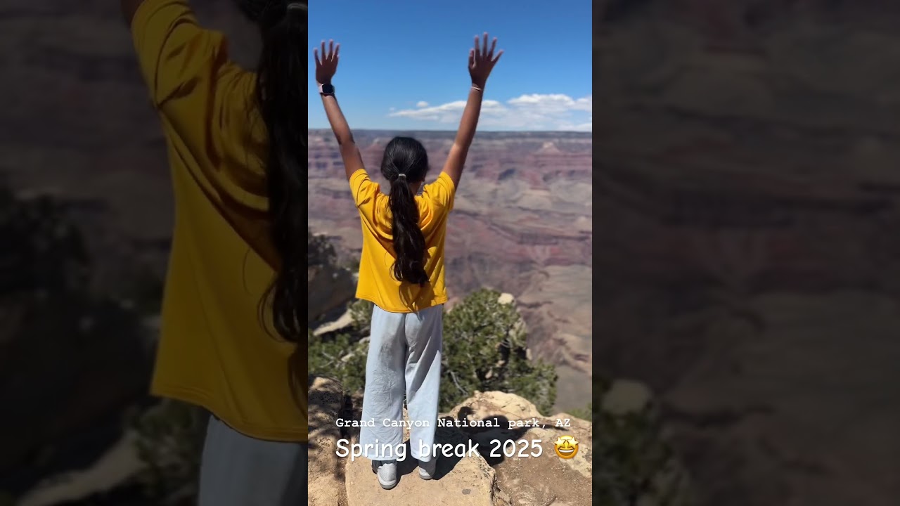 Grand Canyon 🫶 off the bucket list 😍 Road trip is bonding time ❤️  