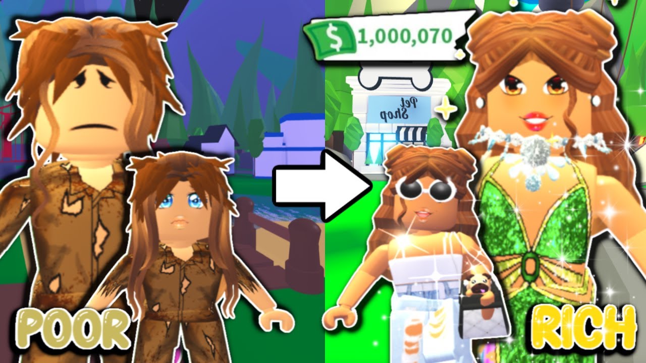 Adopt Me Moms Poor To Rich Lottery Winner Roblox Adopt Me Story Youtube - live a rich life roblox