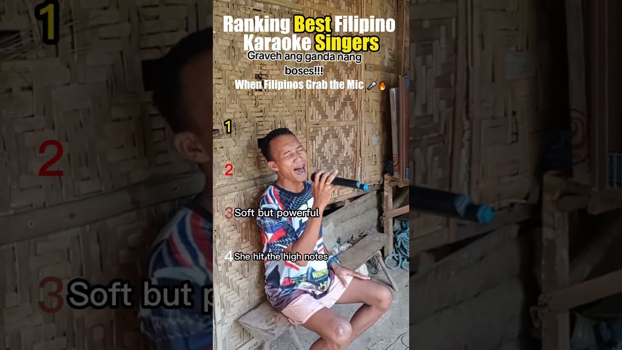 Ranking Best Filipino Karaoke Singers 🎶💥