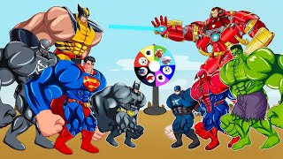 Rescue All HULK Family & SPIDERMAN, CAPTAIN vs GIANT SPIDER-VENOM: Who Is The King Of Super Heroes?