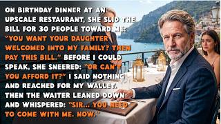My Daughter’s Future MIL Handed Me the $3,200 Bill—Then the Waiter Said, “Come With Me.”..Strong Dad