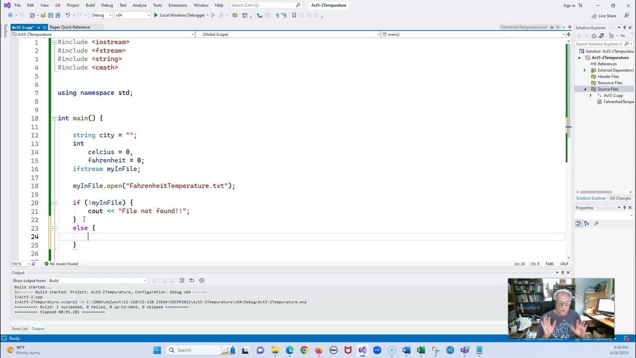 CS210 Act5 2Tempurature - YouTube