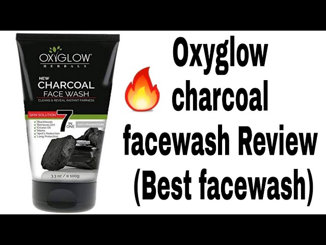 oxyglow charcoal face wash