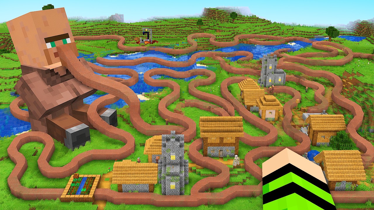 a CADA MINUTO o NARIZ DO VILLAGER CRESCE!