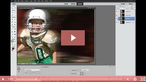 Photoshop Elements 2021 Blur Filter