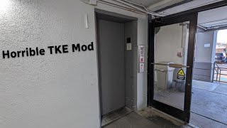 Terrible TKE H-Power hydraulic elevator at the Motel 6 Fort Detrick in Frederick MD
