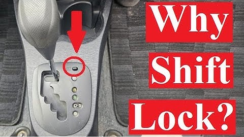 What is the use of shift lock on automatic transmission cars?