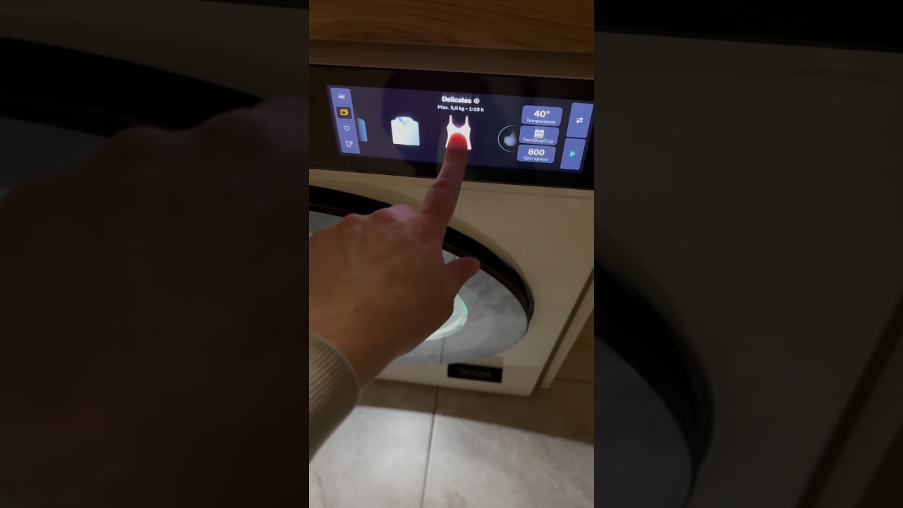 Using the Delicates Cycle on MIELE W2 Nova Edition 