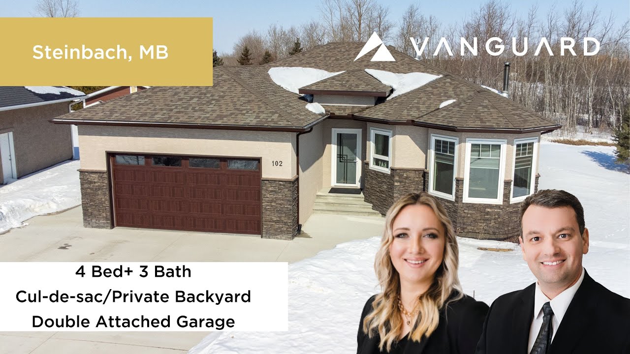 SOLD in STEINBACH 4 BED+3 BATH BUNGALOWPrivate Backyard Vanguard
