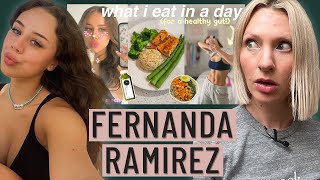 Dietitian reviews Fernanda Ramirez (There’s a LOT to Unpack with this…)