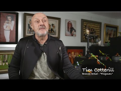 Artist Tim Cotterill at Fascination St. Fine Art