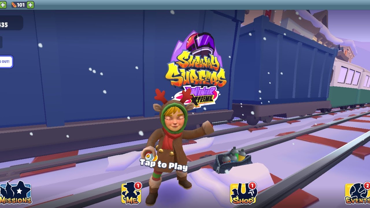 Subway Surfers Winter Xtreme Relaxing Gameplay | @ANI_PLAYS49|@subwaysurfers #subwaysurfers #gaming 