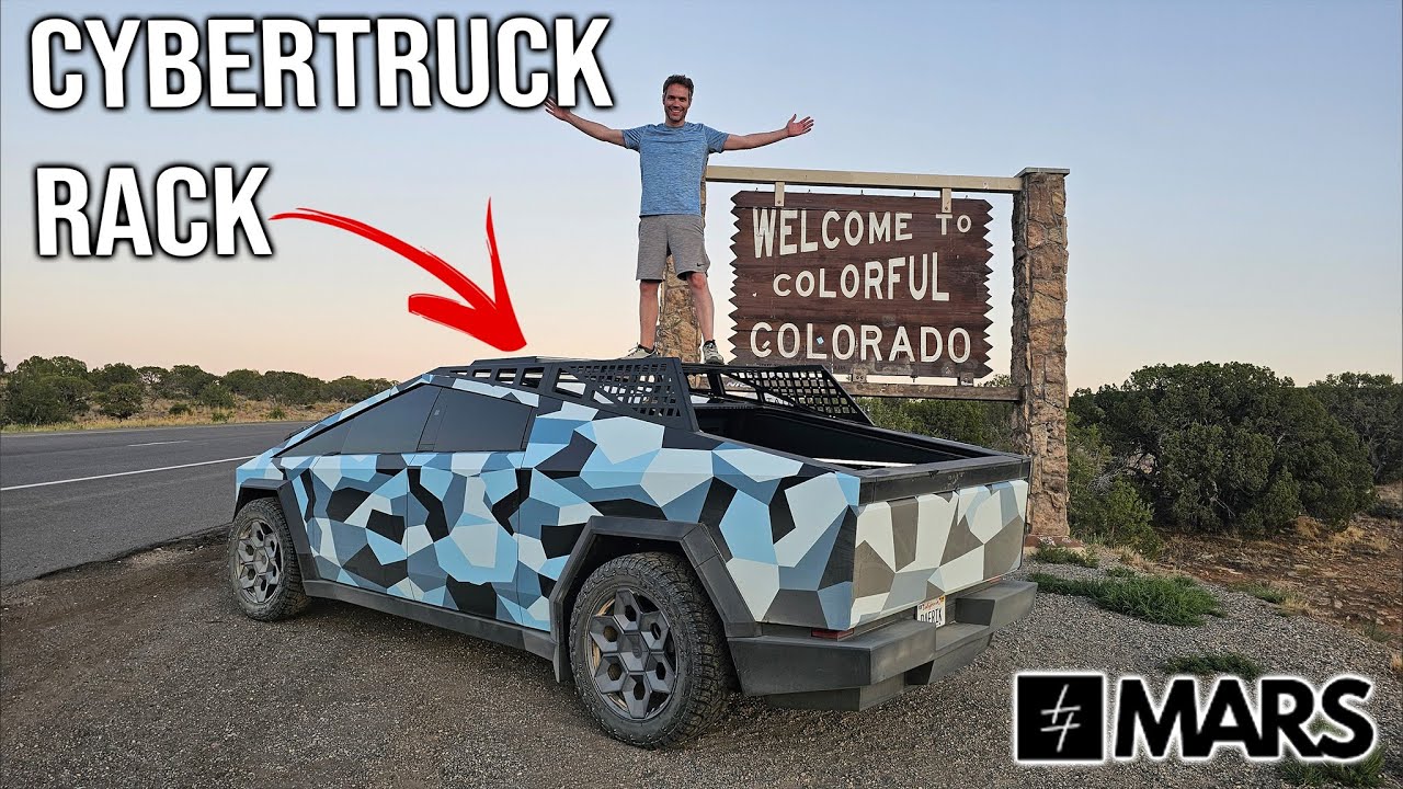 Upgrade Your Tesla Cybertruck With The Ultimate Roof Rack System!
