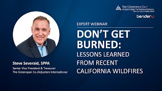 Don't Get Burned  Lessons from Recent California Wildfires