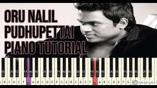 Video thumbnail of "Oru Naalil | Piano Tutorial | Pudhupettai | Yuvan | Dhanush | Isai Petti | Song Notes In Description"