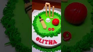 Cricket ground theme cake ideas | Cricket cake 🎂 #cricketcake #shorts #fondanttoppers #cakedesign