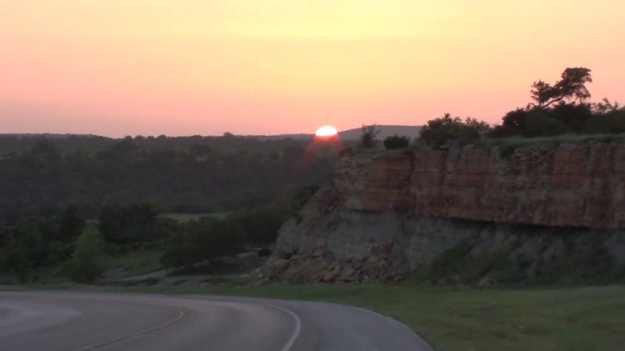 Sunset over Rock Creek, July 21, 2010