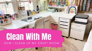 Clean With Me - Craft Room Edition!