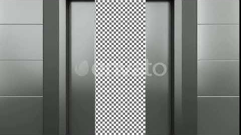 Elevator Opener Doors Transition | Motion Graphics - Envato elements