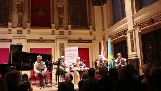 Ethno-Folk Ensemble Turan from Kazakhstan in Ehrbar Saal in Vienna.