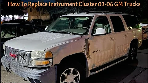 How to Replace Instrument Cluster 2003-2006 Chevy Silverado, Yukon, Tahoe, Suburban etc.