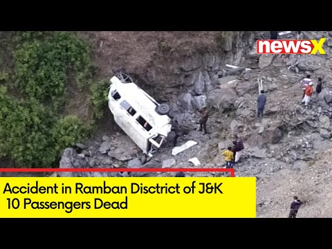 Accident in Ramban Disctrict of Jbackslashu0026K | 10 Passengers Dead | NewsX - NEWSXLIVE