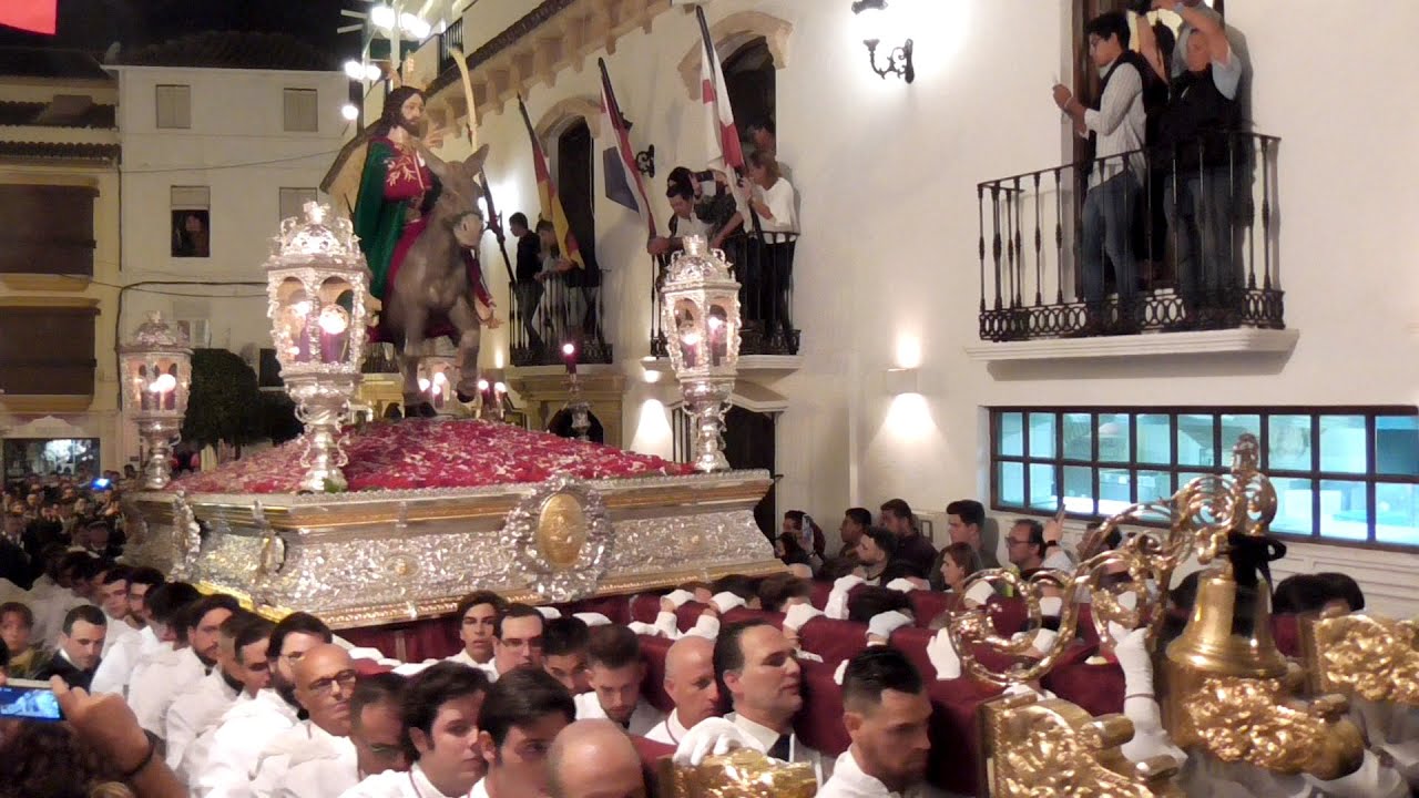 AM Pasión (Linares) - Entrando en Jerusalén - Extraordinaria Pollinica de Marbella - 50 Aniversario