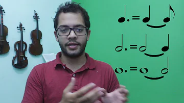 O que significa o ponto depois da nota?