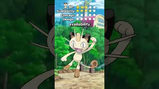 What's the BEST POKEMON Objectively? (kinda) RATE EM' ALL! Ep #52 #meowth  #rateemall #pokemon