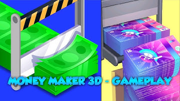 Money Maker 3D - Print Cash 🎮 GAMEPLAY TRAILER (Android/iOS)